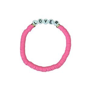 “LOVER” Clay Bead Friendship Bracelet